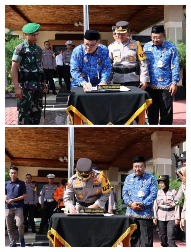 
 Polres Banjarnegara Terjukan Ratusan Personel Jamin Keamanan Mudik dan Hari Raya Idul Fitri 1444