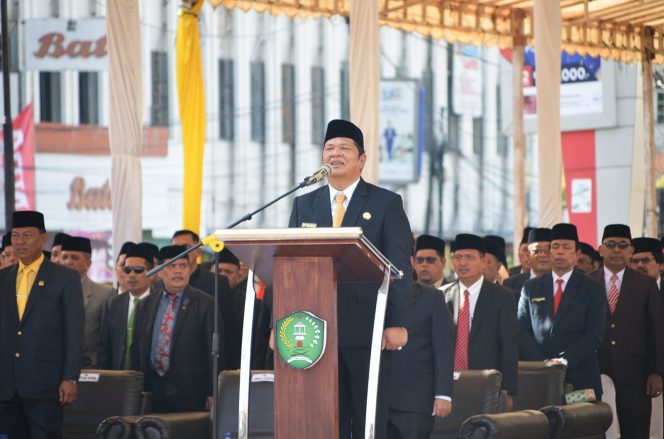 
 Walikota Padang Sidempuan Irsan Efendi Menghadiri Peringatan HARDIKNAS