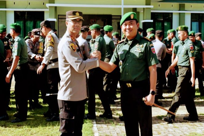 
 Wujud Sinergitas Dan Soliditas TNI/Polri, Polres Mamasa & Kodim 1428 Mamasa Gelar Halal Bihalal Mepererat Silaturahmi