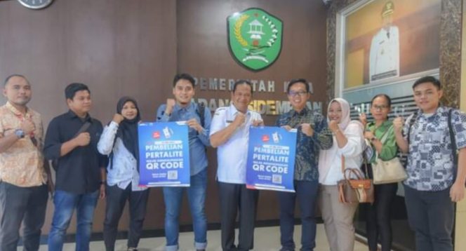 
 Walikota Padang Sidempuan Terima Audiensi Sales Brench Manager Rayon III (Pertamina) Sibolga