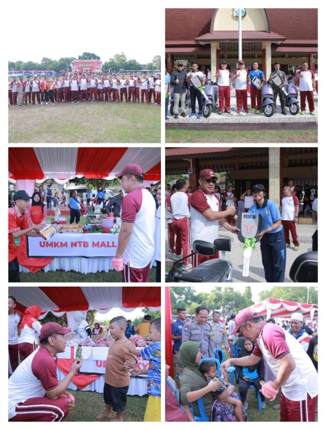 
 Semarak Hari Bhayangkara ke 77, Polda NTB Gelar Festival Kearifan Lokal dan Bazar UMKM