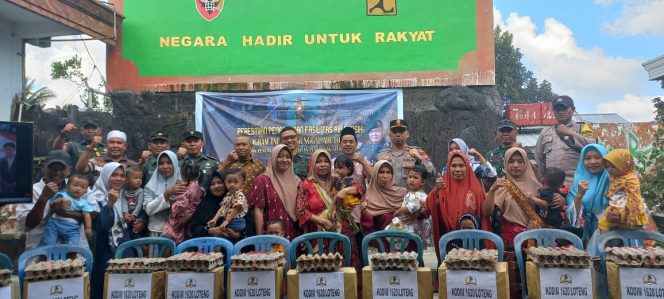 
 Peresmian Fasilitas Air Bersih Dan Percepatan Penurunan Stunting Di Wilayah Kodim 1620/Loteng