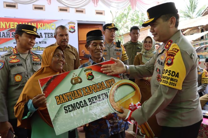 
 Kapolda NTB Resmikan Rumah Sejahtera Terpadu Kota Bima