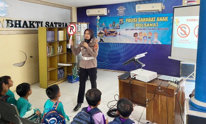 
 Satlantas Polres Tulang Bawang Gelar Polsana, Iptu Glend Paparkan Tujuannya