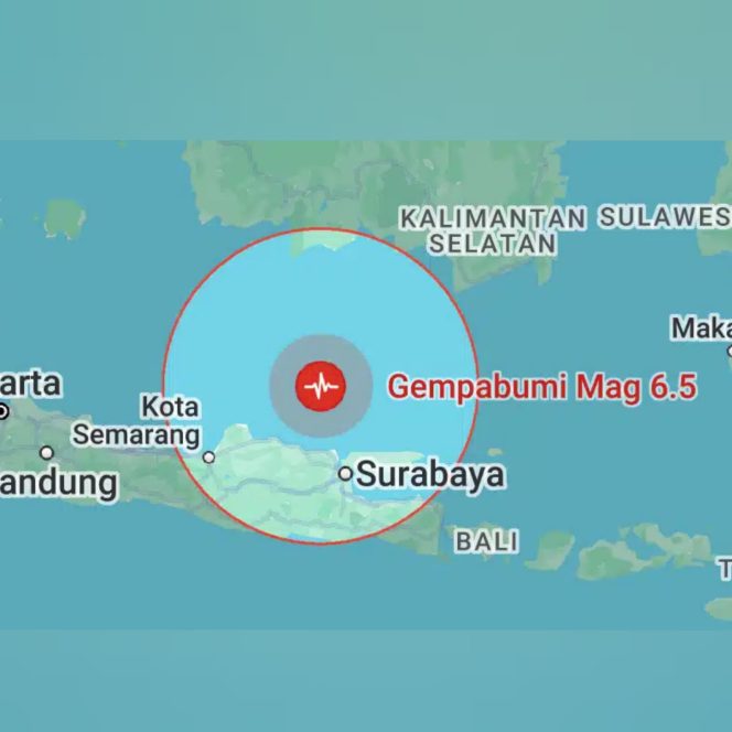 
 Gempa Magnitudo 6.5 Guncang Tuban Dan Berbagai Wilayah Lainnya