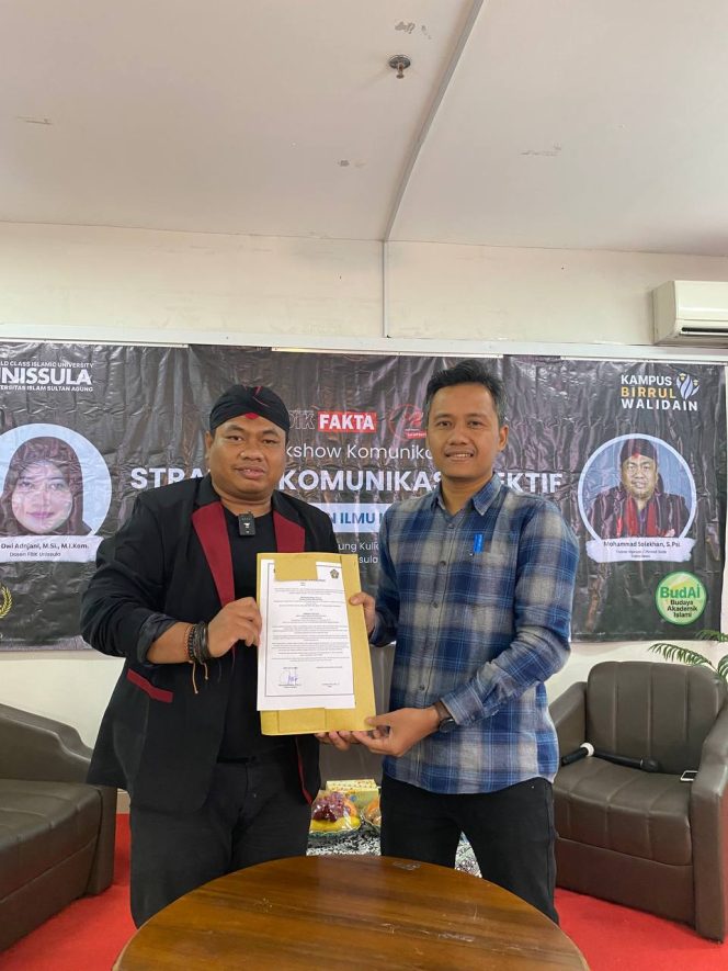 
 Sah.. Sidik Fakta News Dengan Universitas Islam Sultan Agung Semarang Resmi Bekerjasama