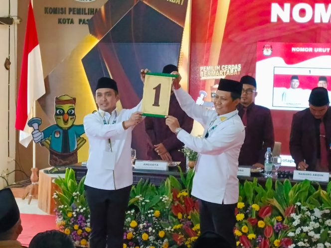 
 Pengundian Dan Penetapan Nomor Urut Pasangan Calon Walikota dan Wakil Walikota Pasuruan