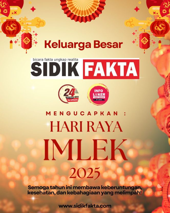 
 Sidik Fakta Mengucapkan Selamat Hari Raya Imlek 2025