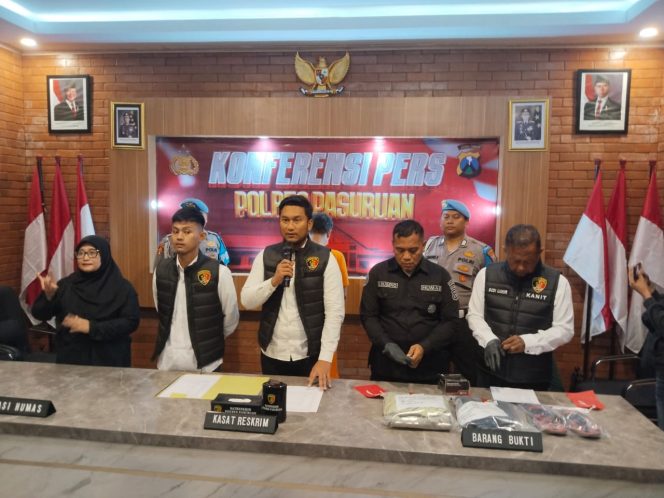 
 Polres Pasuruan Ungkap Kasus Kematian Security Villa di Pandaan