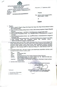 Surat Perintah Penyelidikan